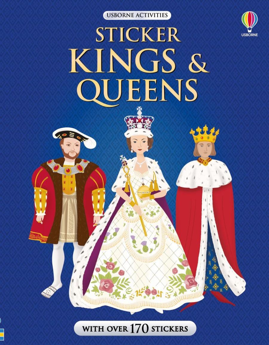 Usborne Activities Sticker Kings and Queens