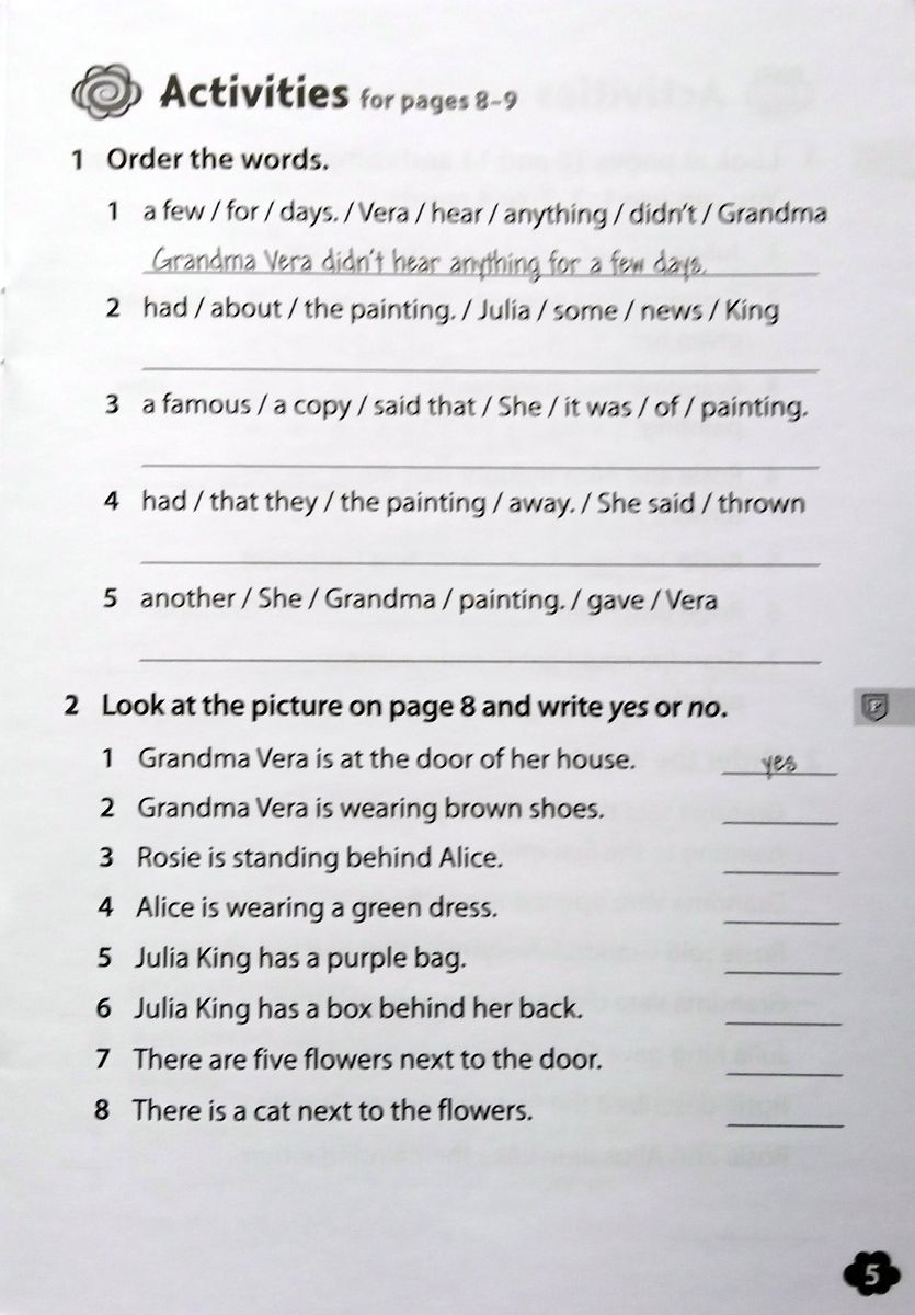 Oxford Read and Imagine 5 The Painting in the Attic Activity Book