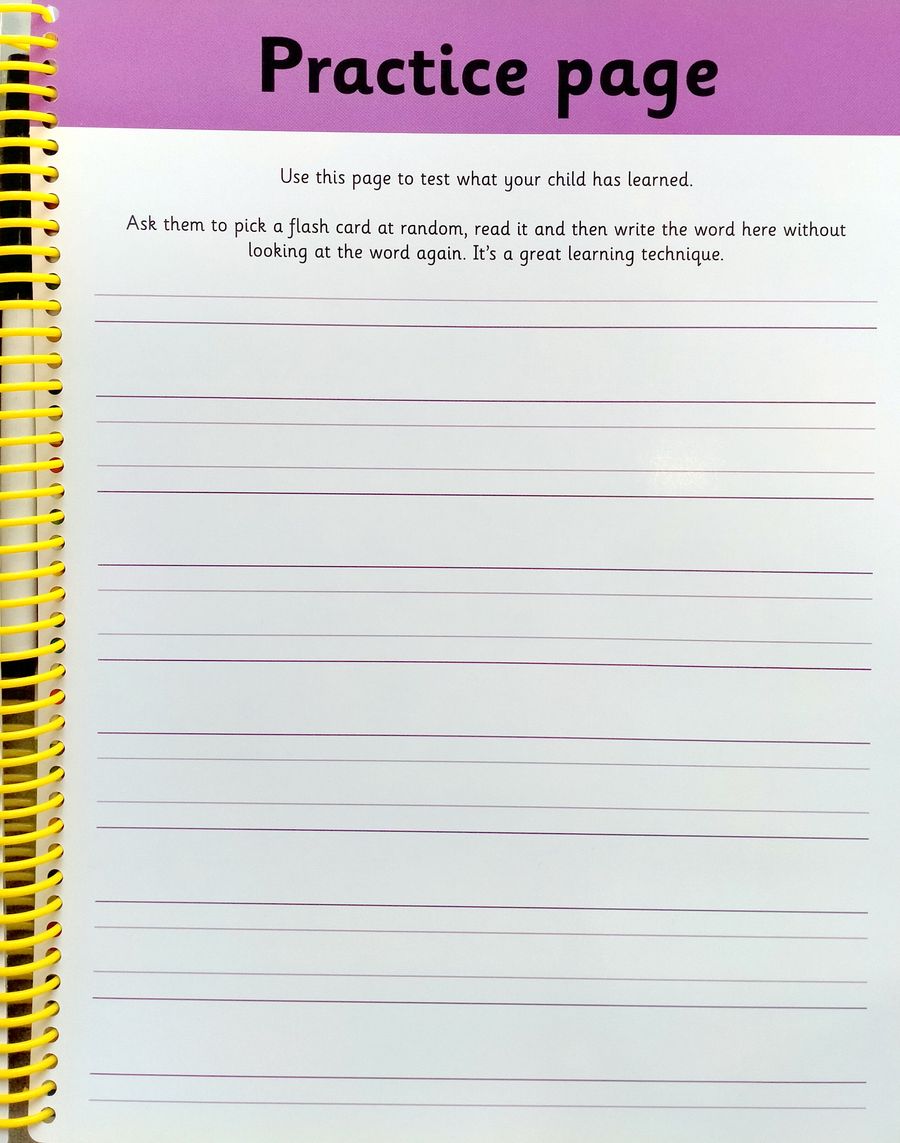 Learning Sight Words (Wipe Clean)