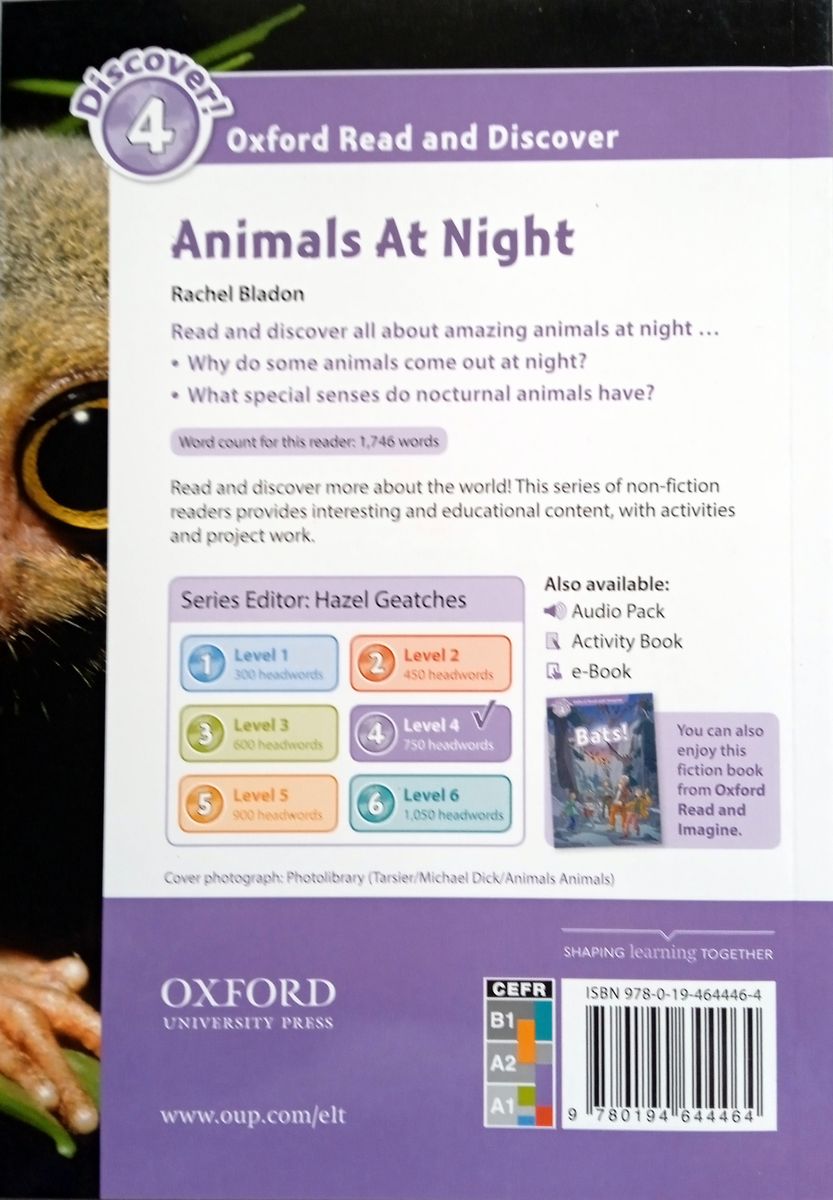Oxford Read and Discover 4 Animals at Night