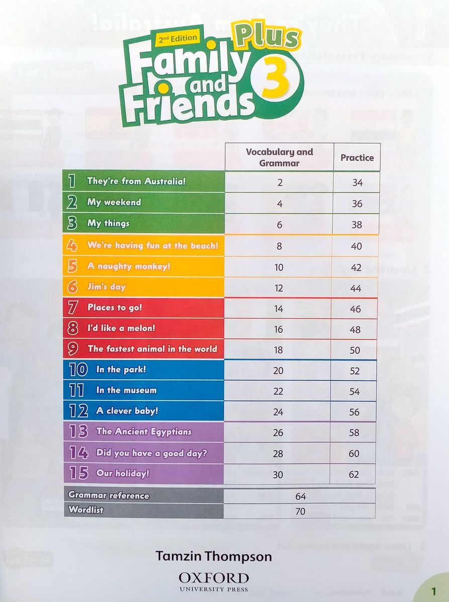 Family and Friends (2nd edition) 3 Plus Grammar and Vocabulary Builder