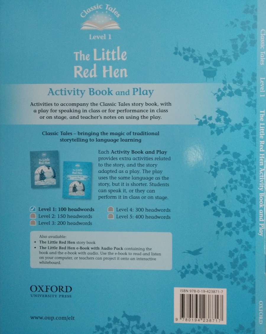Classic Tales Level 1 The Little Red Hen Activity Book and Play