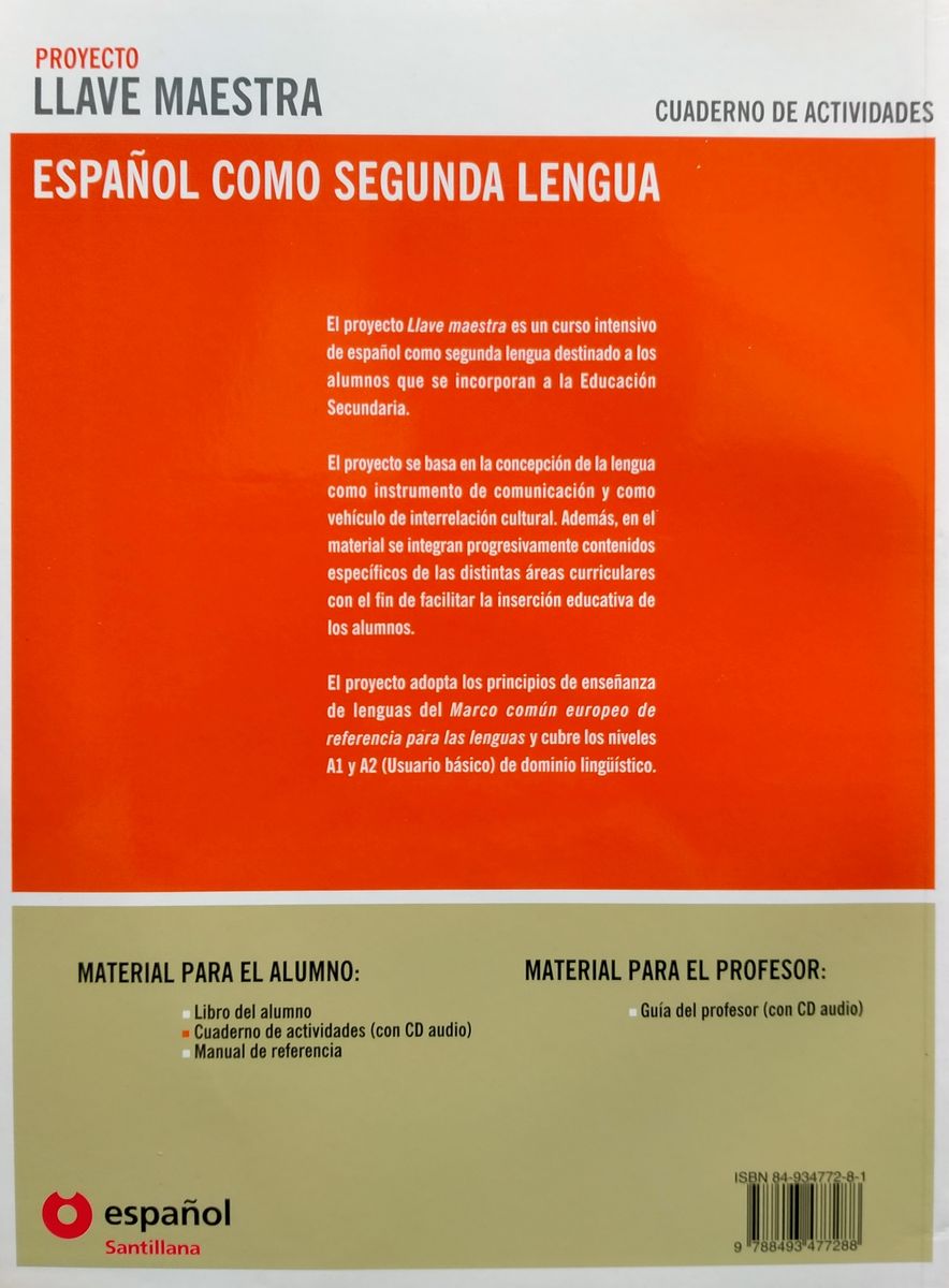 Llave maestra Cuaderno de actividades