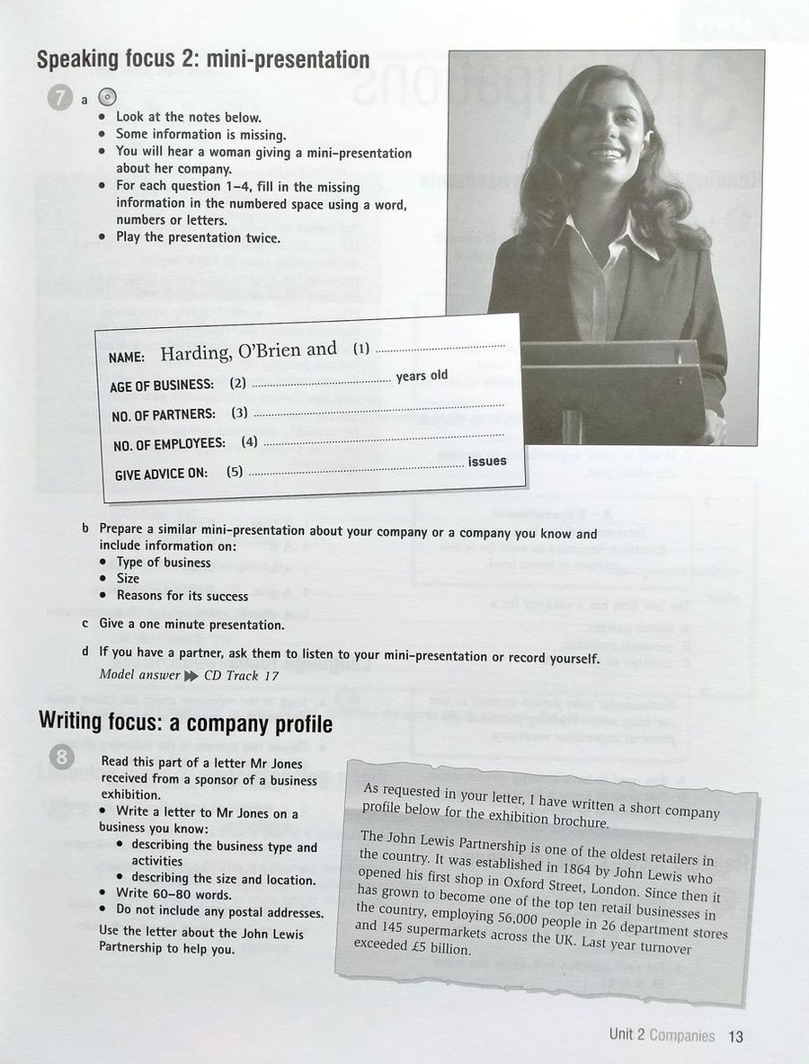 Business Goals 2 Workbook with Audio CD