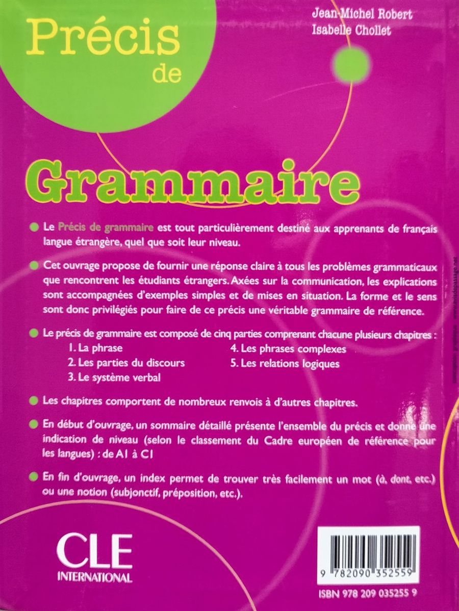 Precis de Grammaire