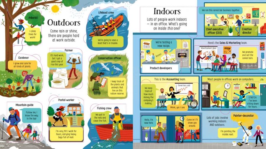 Usborne Look Inside Jobs
