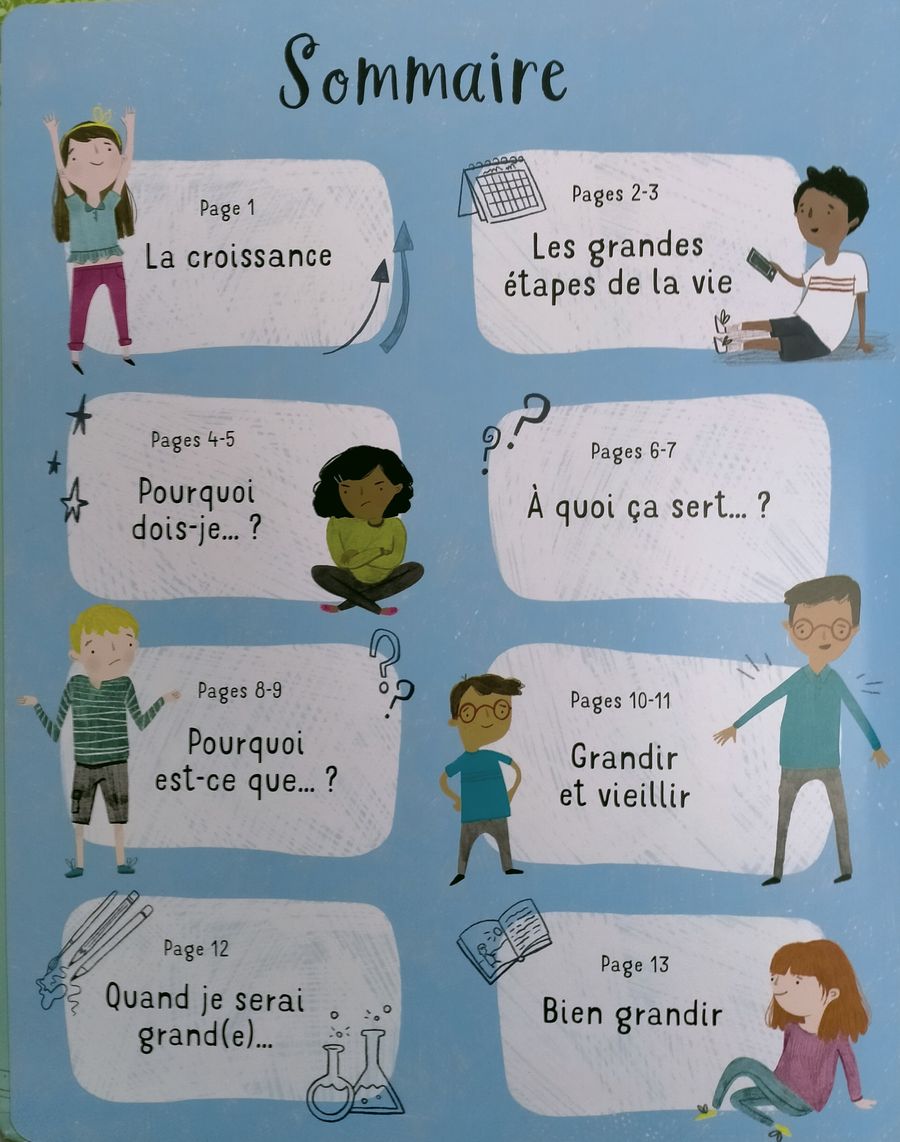 Grandir - Mon livre des questions-réponses