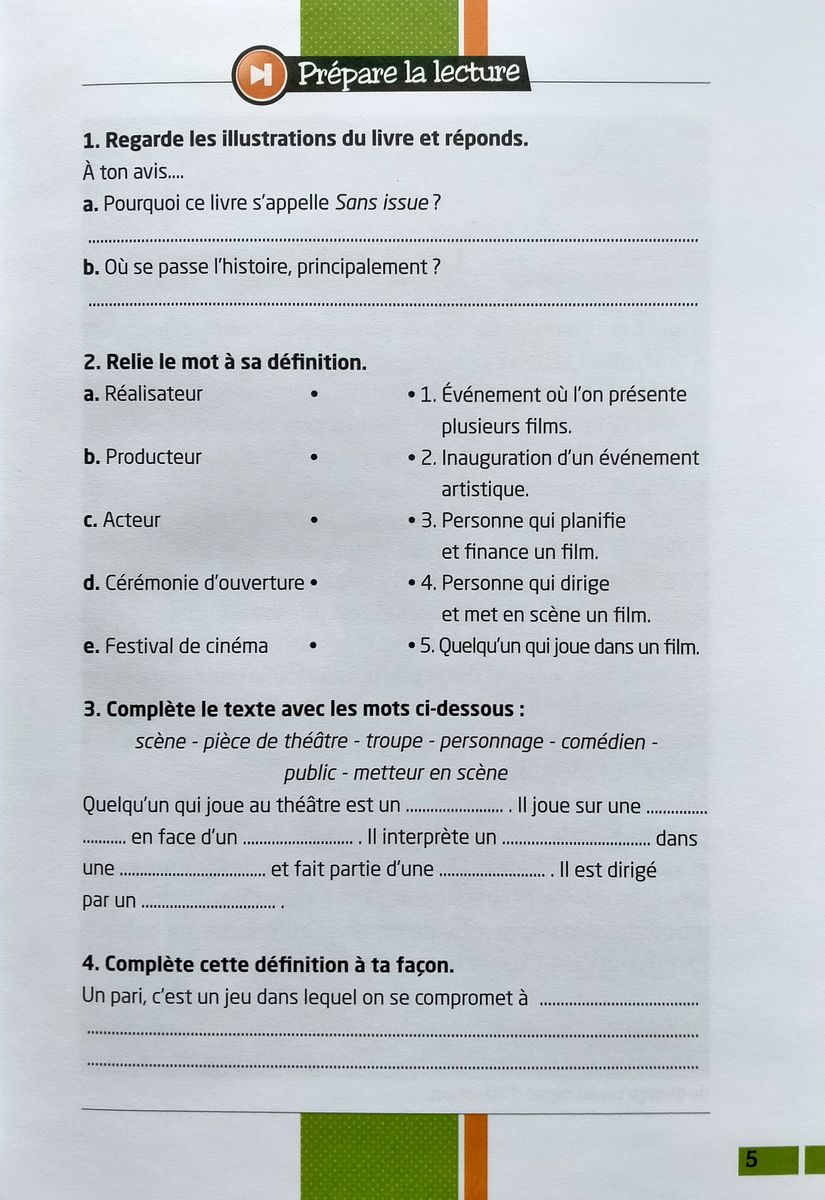 Pause Lecture Facile 5 Sans Issue + CD