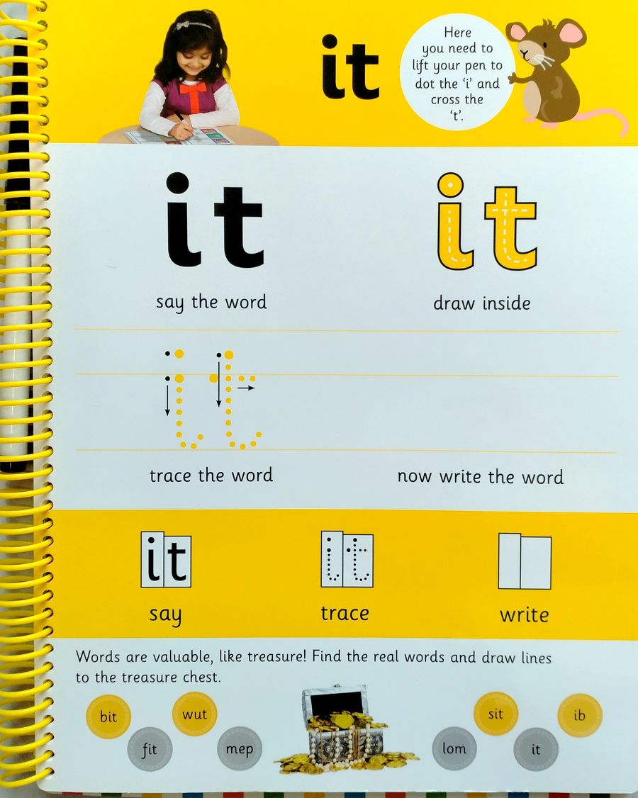 Learning Sight Words (Wipe Clean)