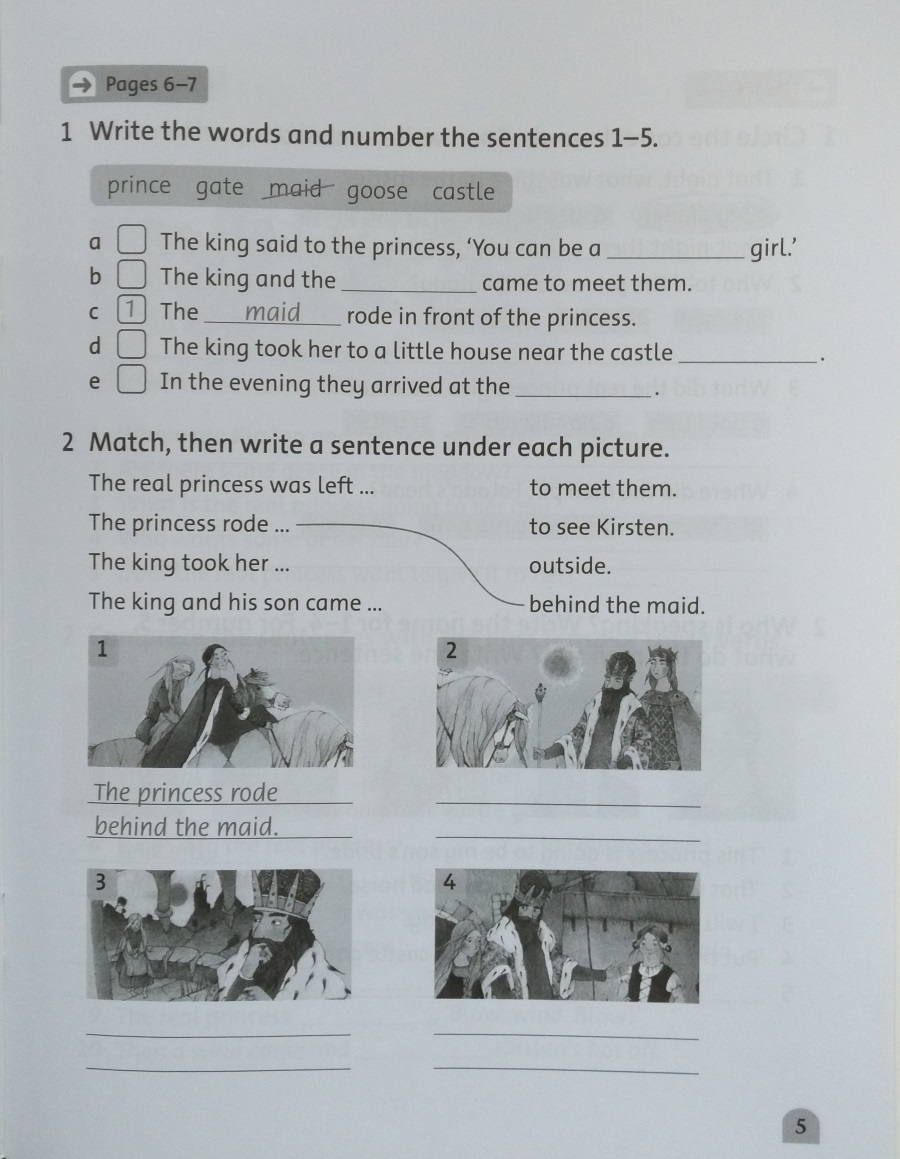 Classic Tales Level 4 The Goose Girl Activity Book and Play