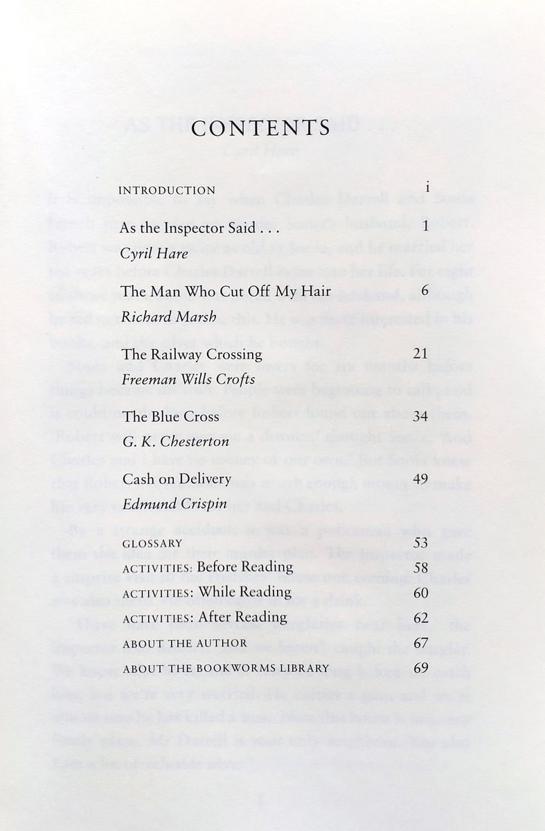 Oxford Bookworms Library 3 As the Inspector Said and Other Stories with Audio Download (access card inside)