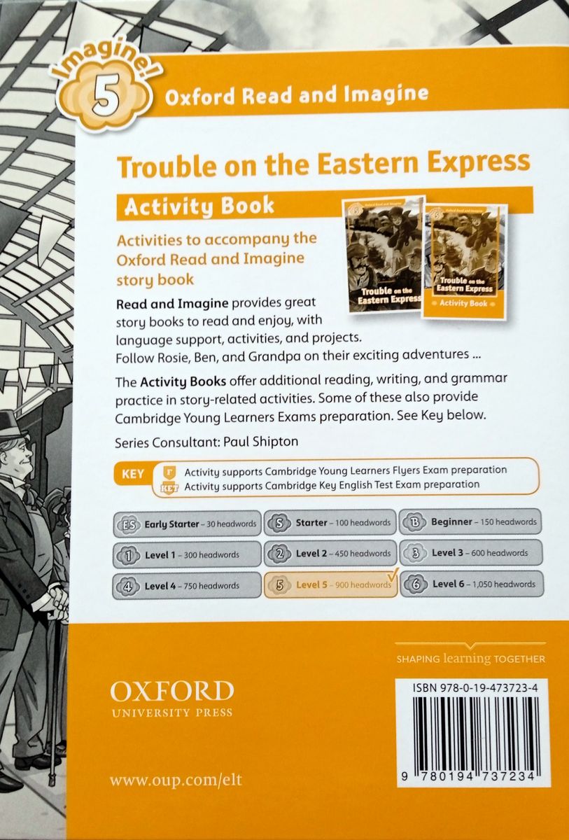 Oxford Read and Imagine 5 Trouble on the Eastern Express Activity Book