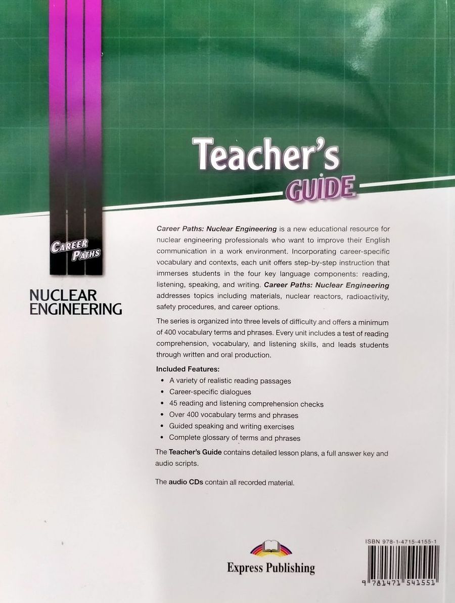 Career Paths Nuclear Engineering Teacher's Guide