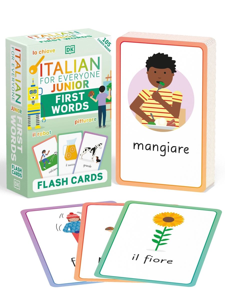 Italian for Everyone Junior First Words Flash Cards