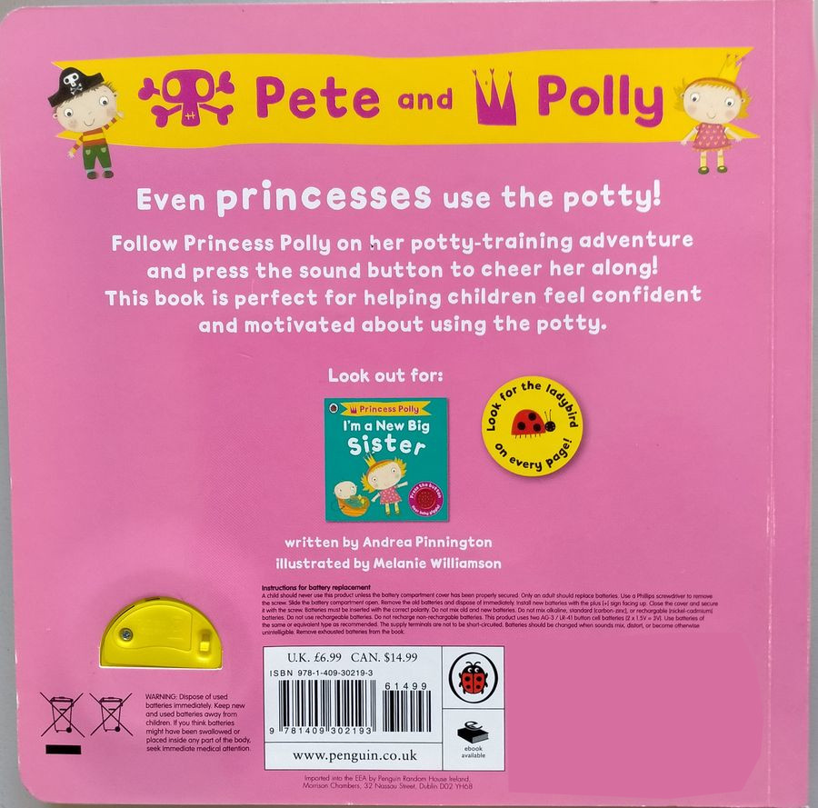 Princess Polly's Potty A Noisy Sound Book