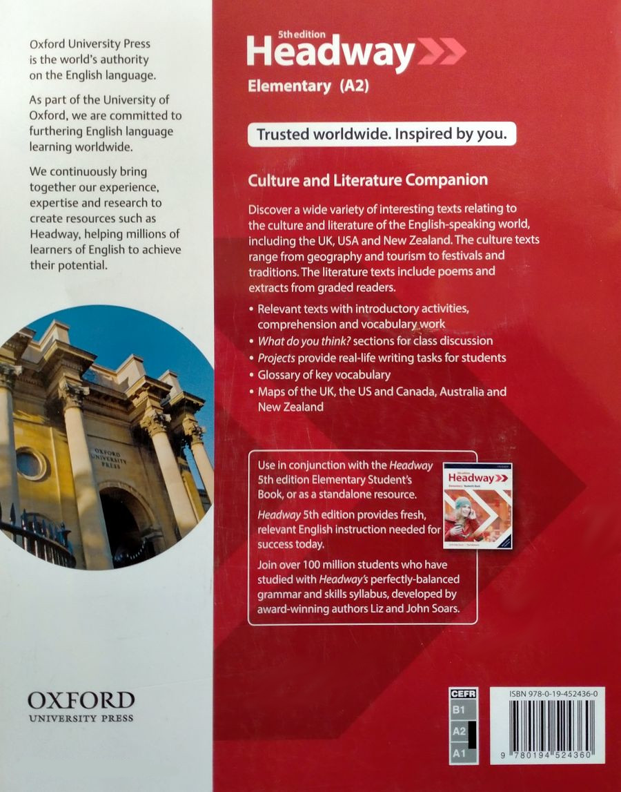 Headway (5th edition) Elementary Culture and Literature Companion