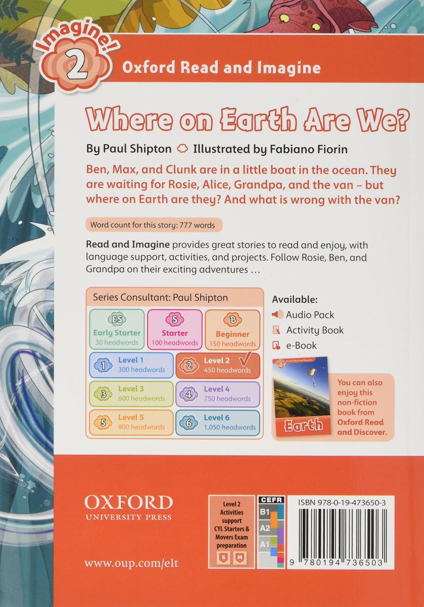 Oxford Read and Imagine 2 Where on Earth Are We? with Audio Download (access card inside)