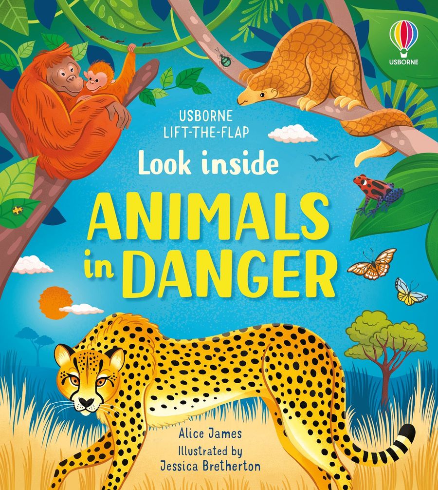 Usborne Lift-the-Flap Look Inside Animals in Danger