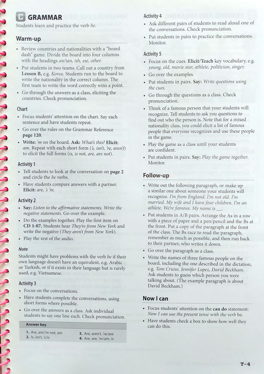 Network 1 Teacher's Book