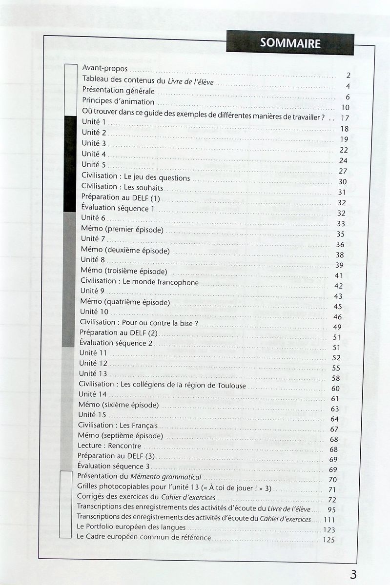 Declic 1 Livre du professeur