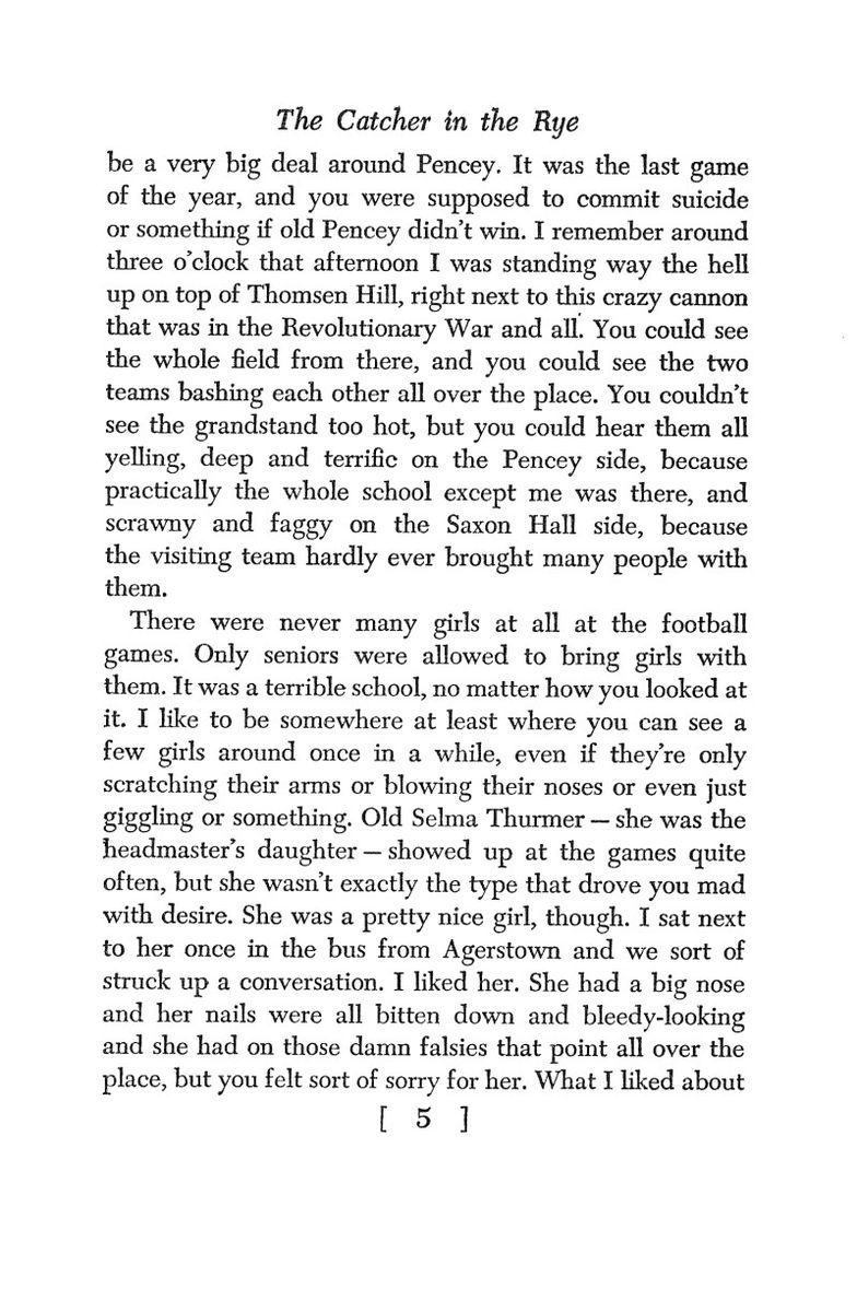 The Catcher in the Rye