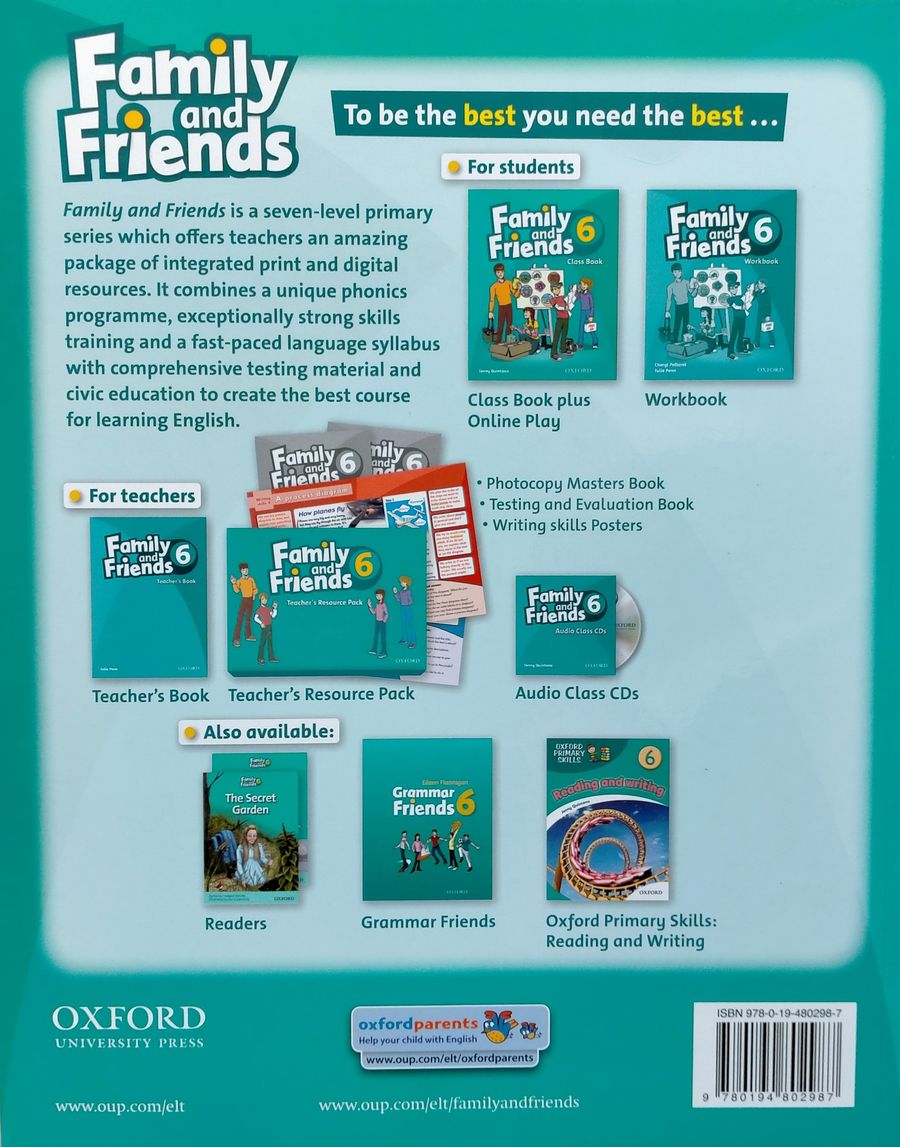 Family and Friends 6 Class Book