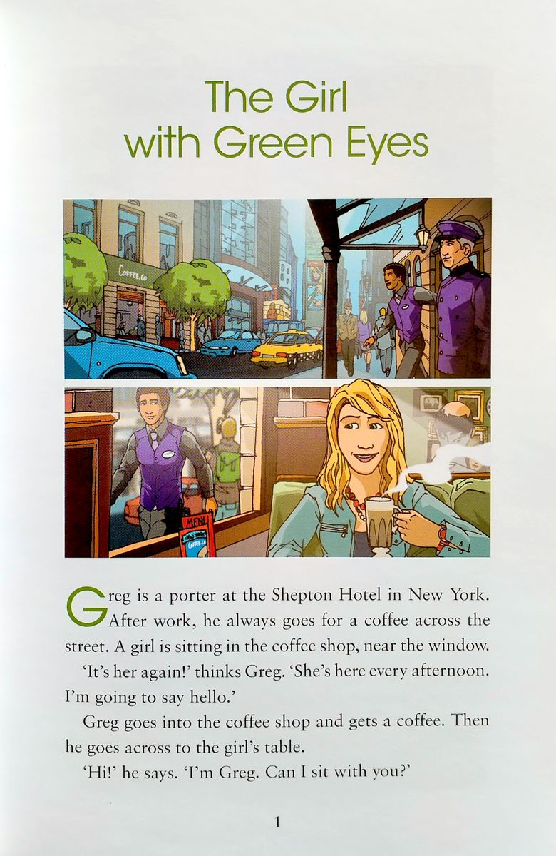 Oxford Bookworms Library  Starter The Girl with Green Eyes and Audio Download (access card inside)