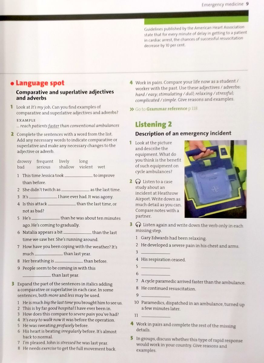 Oxford English for Careers Medicine 2 Student's Book