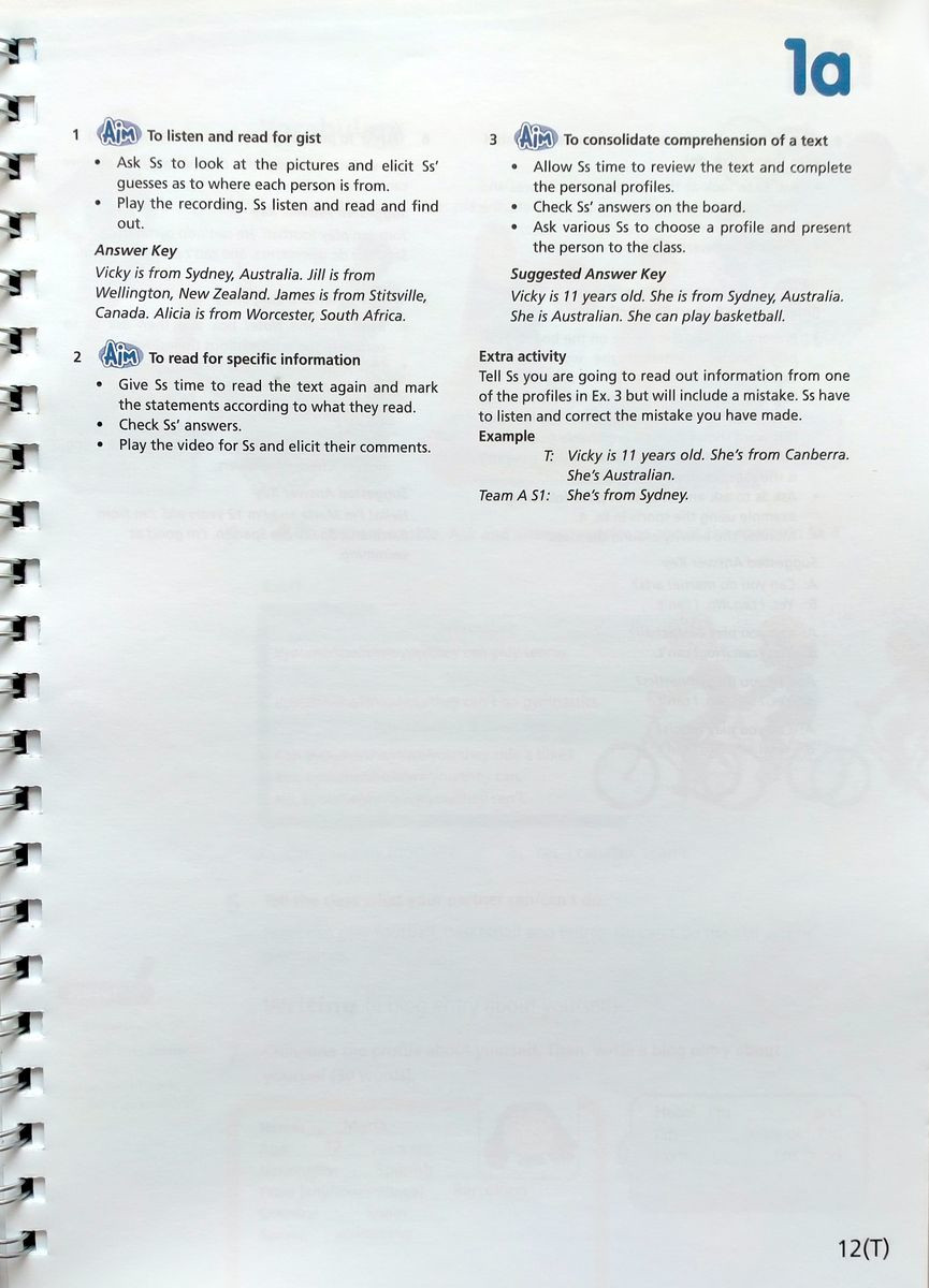 Right On! 1 Teacher's Book