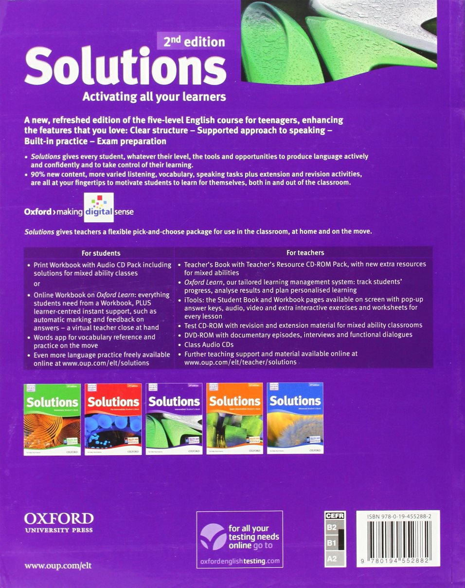 Solutions (2nd edition) Intermediate Student's Book