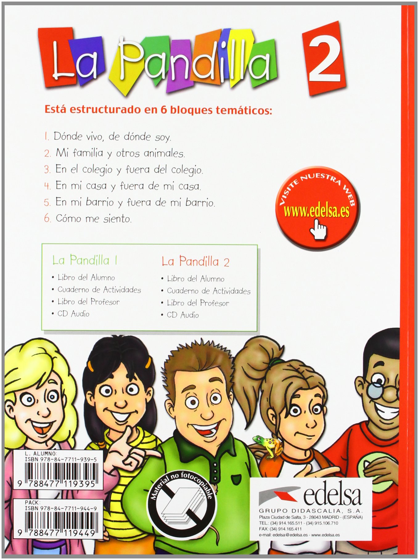 La Pandilla 2 Libro del alumno + Cuaderno de ejercicios