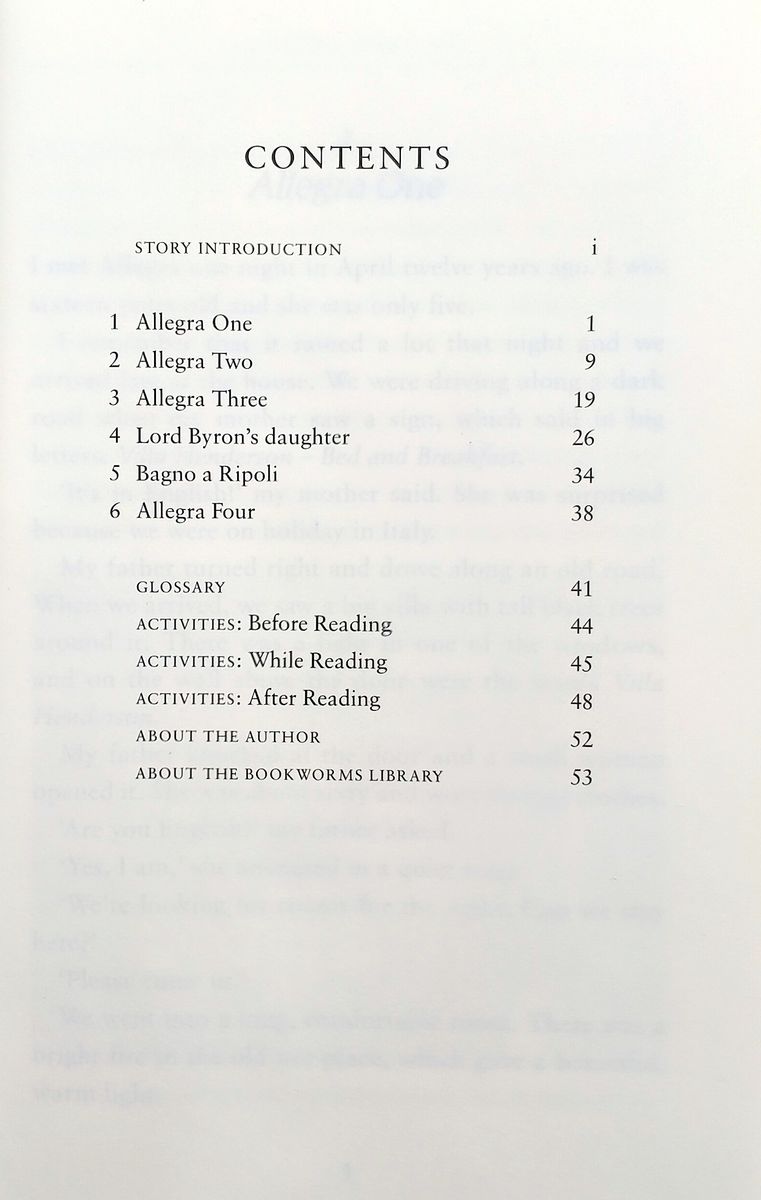 Oxford Bookworms Library 2 The Mystery of Allegra with Audio Download (access card inside)