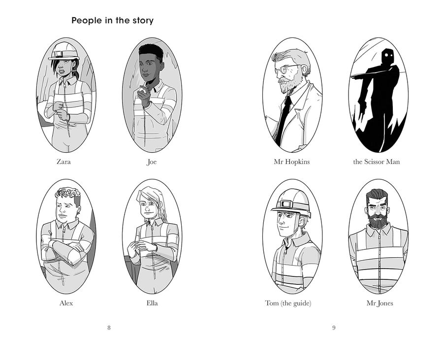 Penguin Readers Starter The Scissor Man Caves