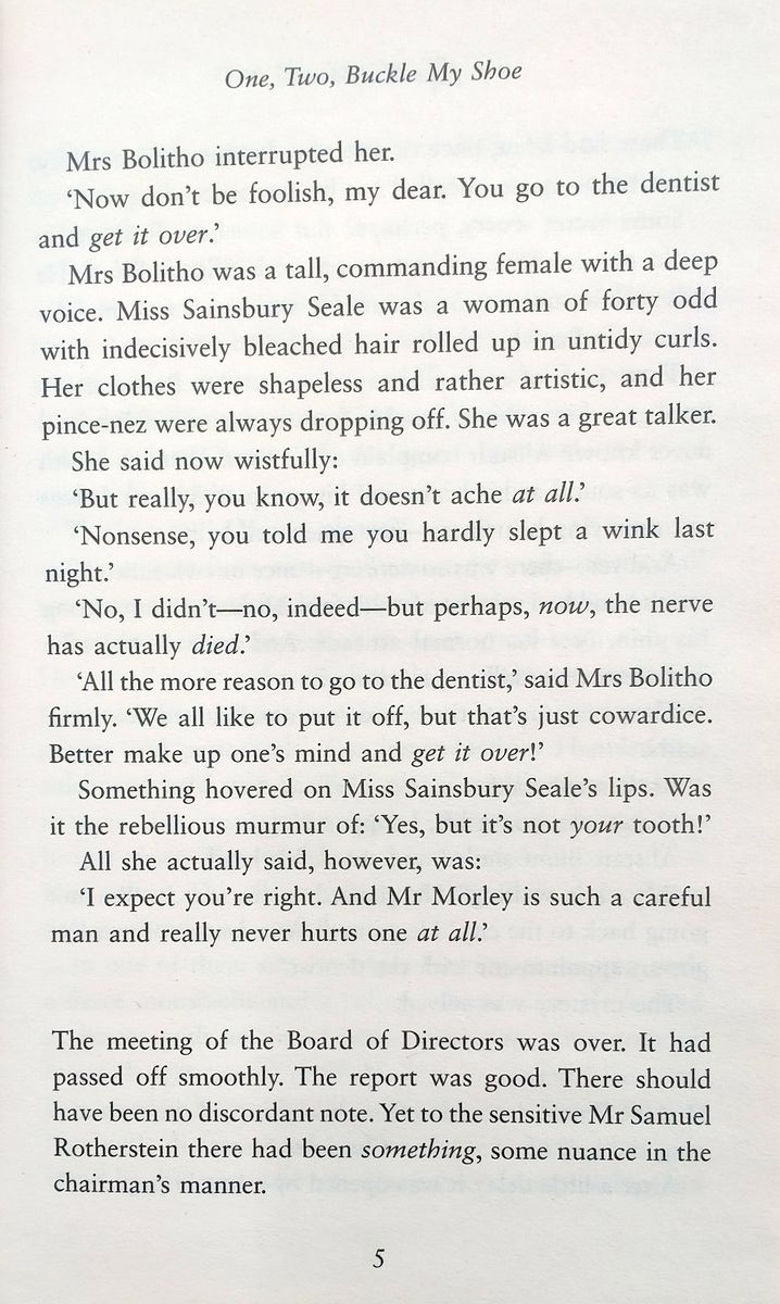 One, Two, Buckle My Shoe (Poirot)