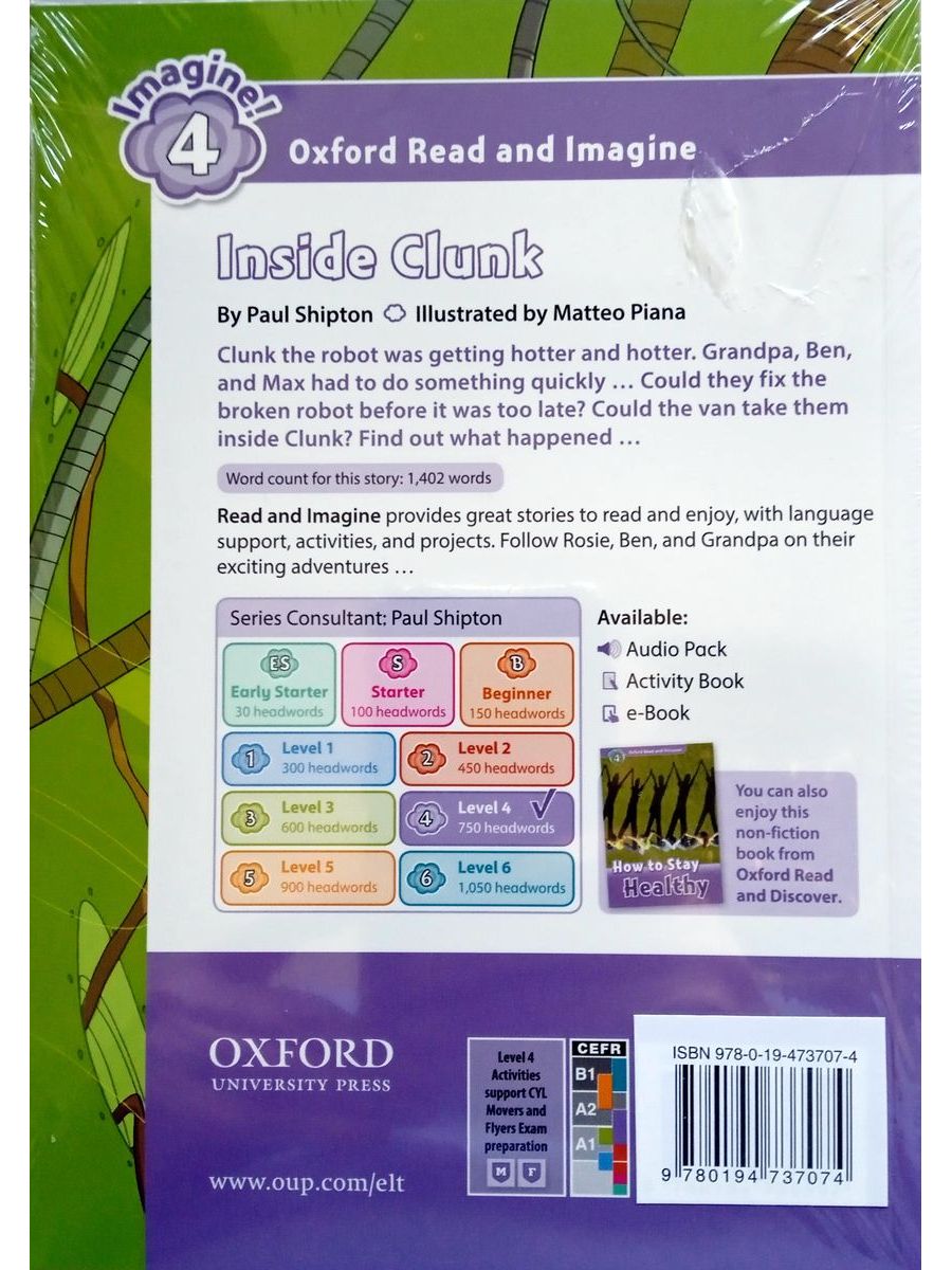 Oxford Read and Imagine 4 Inside Clunk with Audio Download (access card inside)