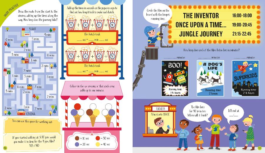 Usborne Telling the Time Activity Book