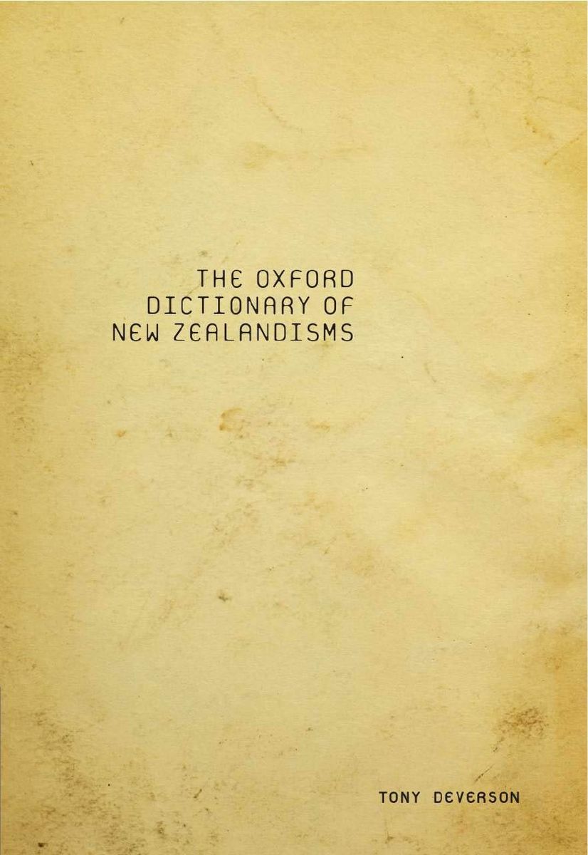Oxford Dictionary of New Zealandisms