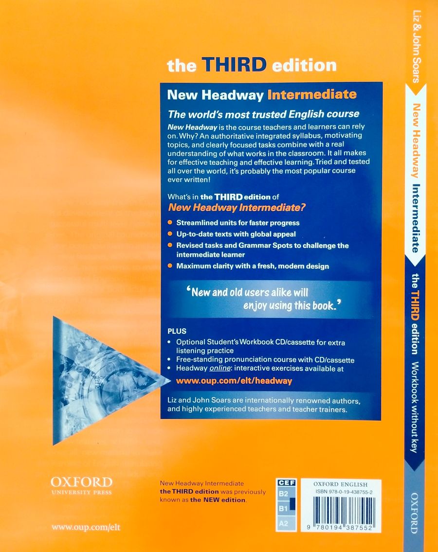 New Headway Intermediate (3rd edition)  Workbook without Key