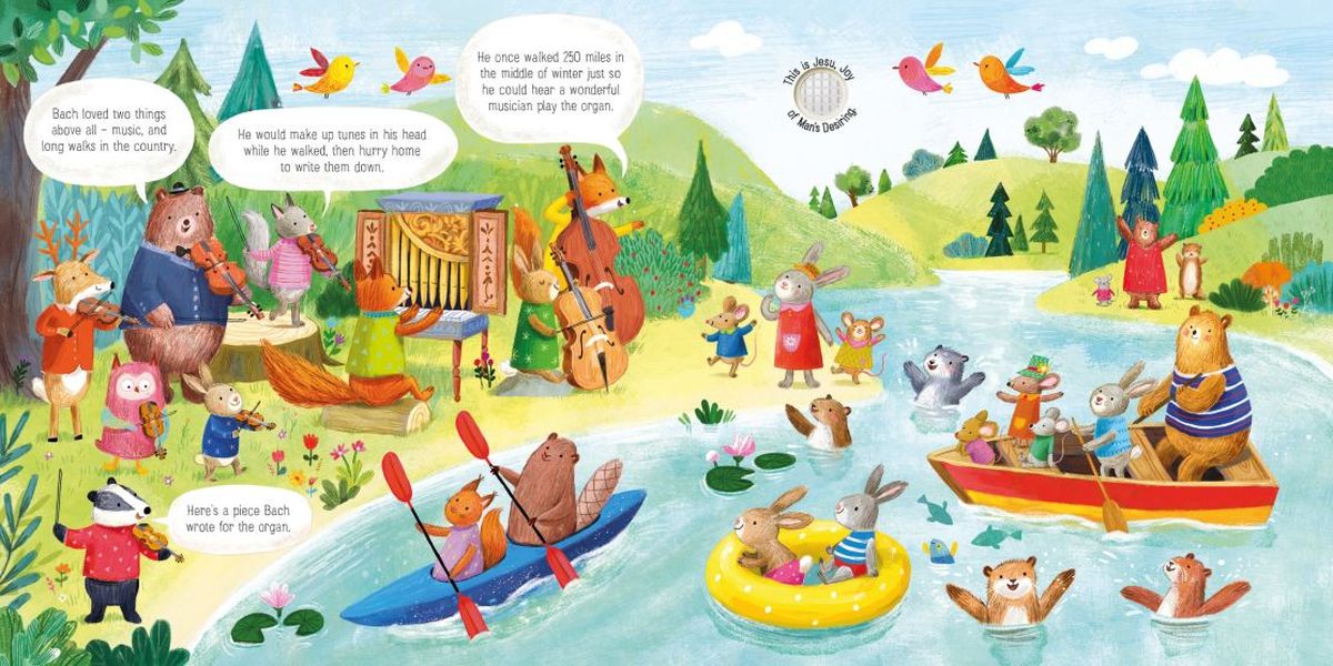 Usborne Musical Books The Animal Orchestra Plays Bach