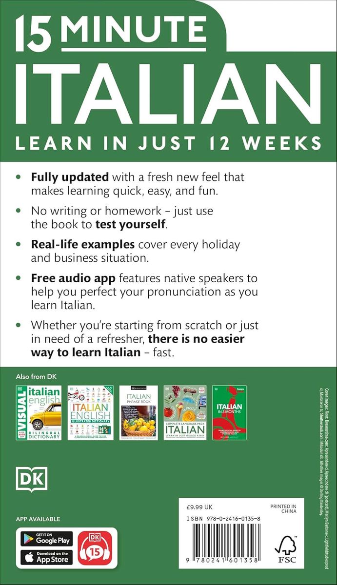 15 Minute Italian Learn in Just 12 Weeks