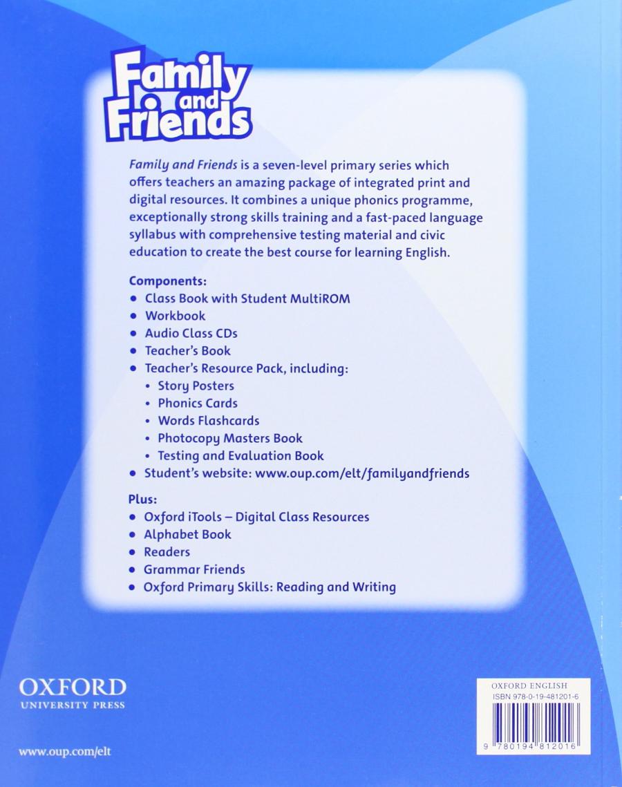 Family and Friends 1 Workbook