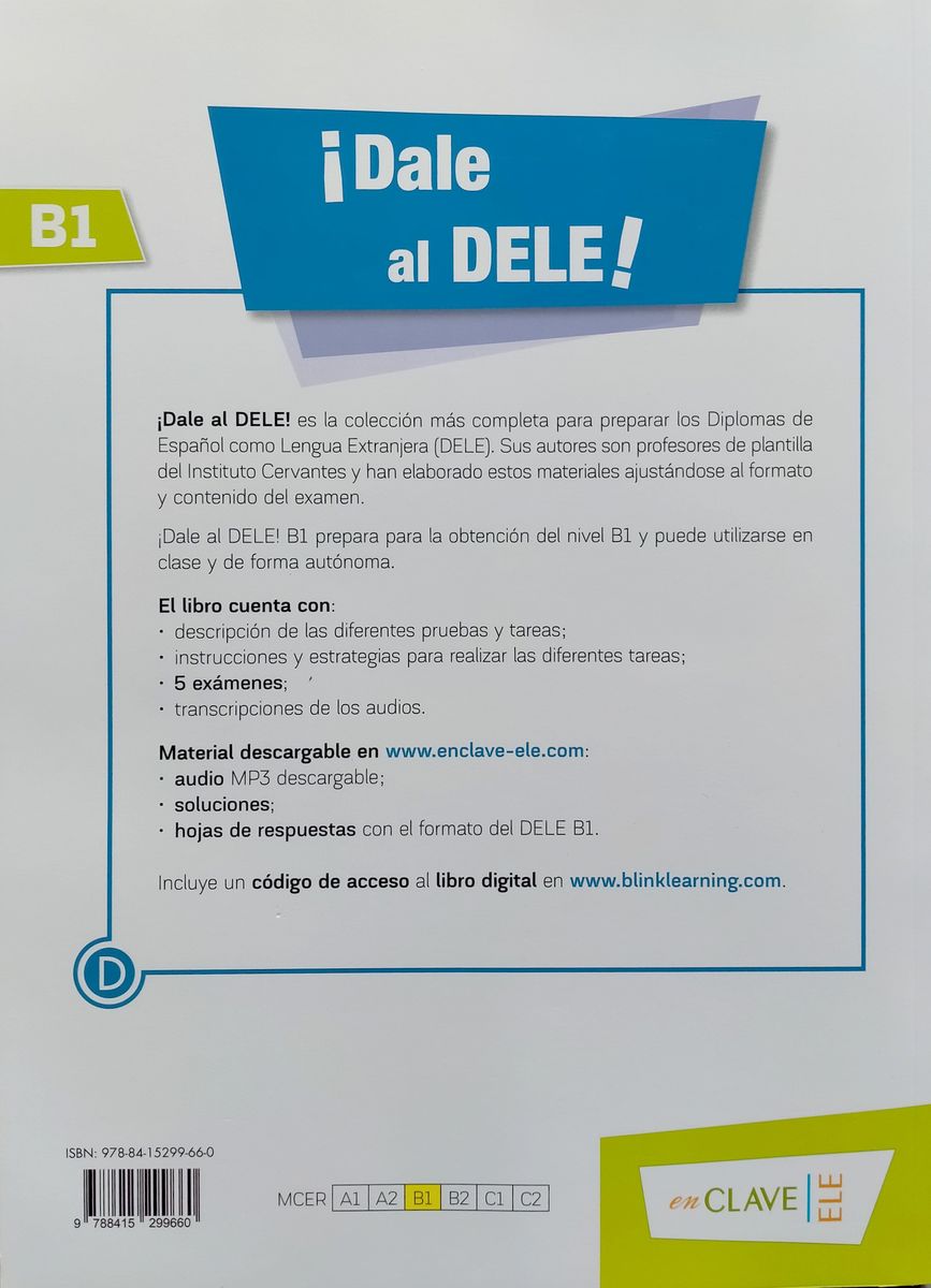 Dale al DELE B1 + Audio descargable