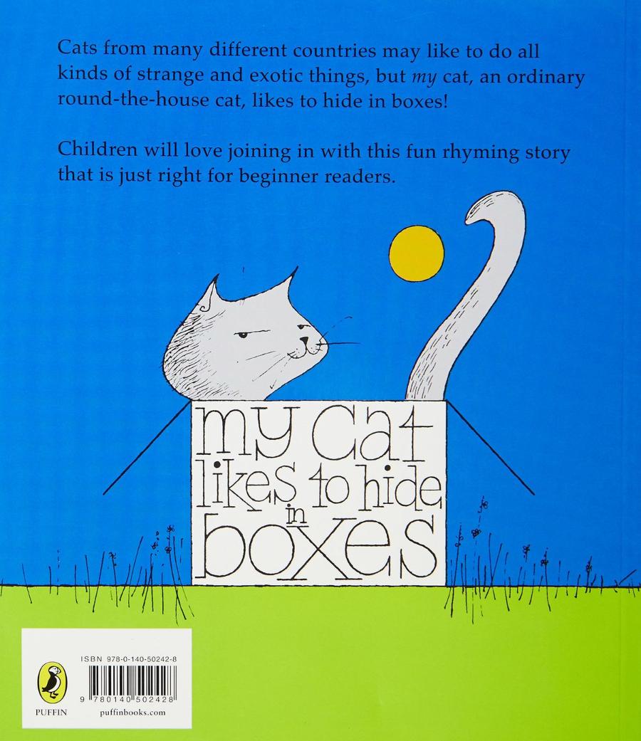 My Cat Likes to Hide in Boxes Paperback