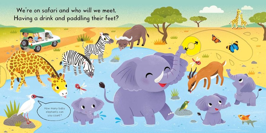 Busy Safari A Push, Pull, Slide Book