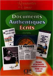 Documents Authentiques Ecrits (Photocopiable)