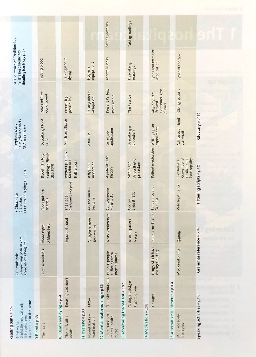 Oxford English for Careers Nursing 1 Student's Book