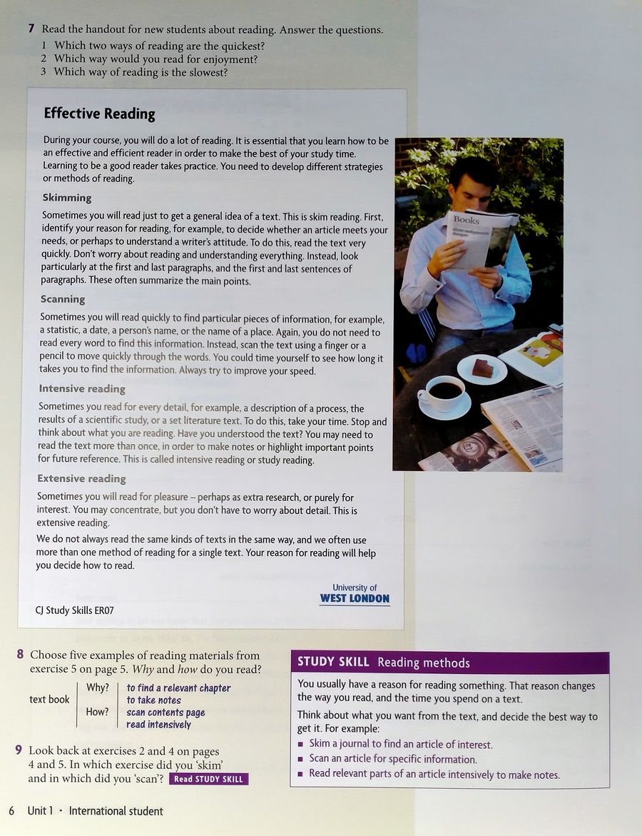 Headway Academic Skills Reading, Writing and Study Skills 2 Student's Book