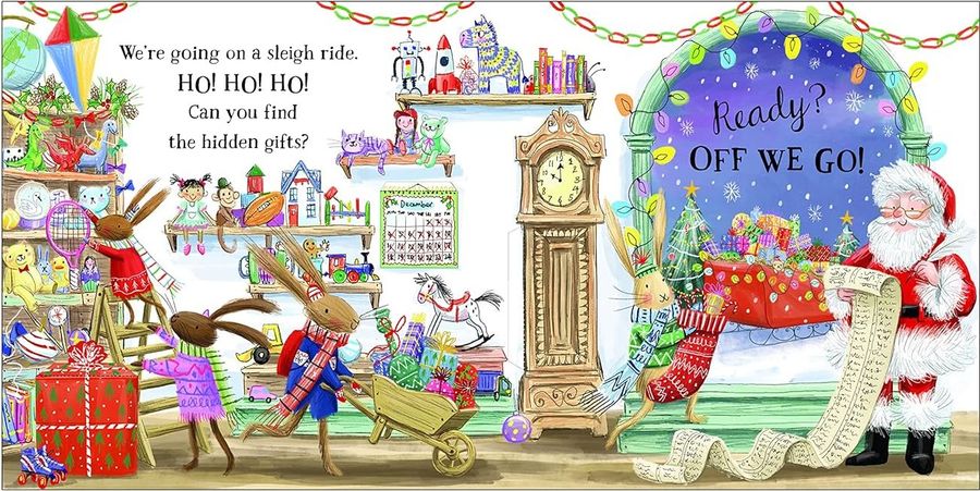 We're Going on a Sleigh Ride A Lift-the-Flap Adventure (The Bunny Adventures)