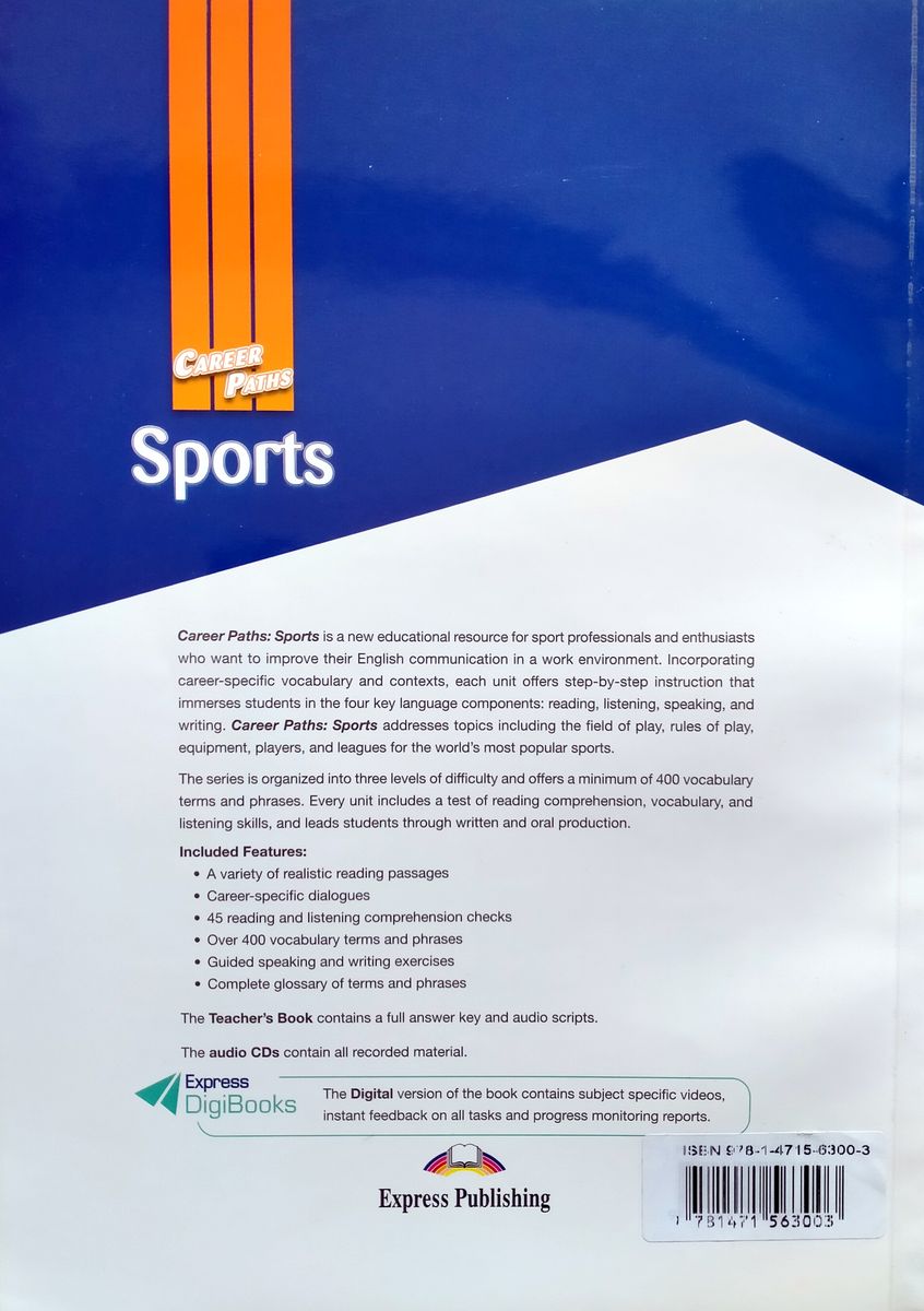 Career Paths Sports Student's Book with Digibook