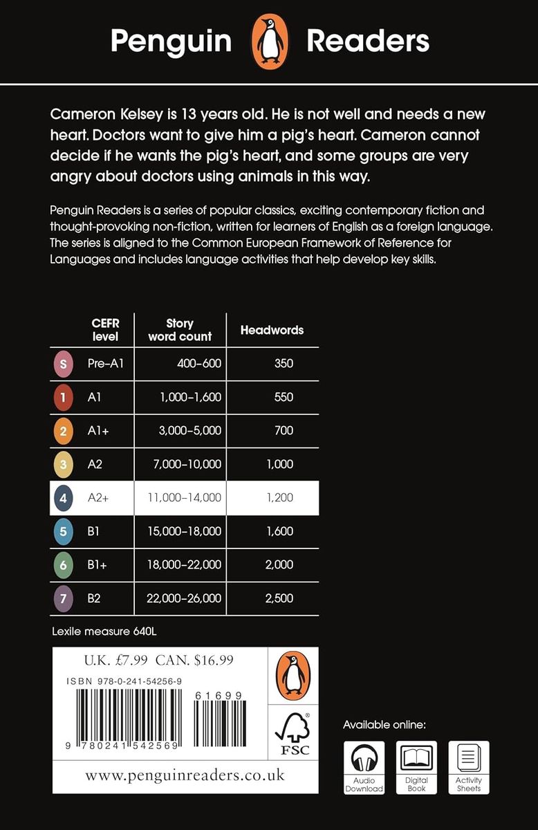 Penguin Readers 4 Pig-Heart Boy
